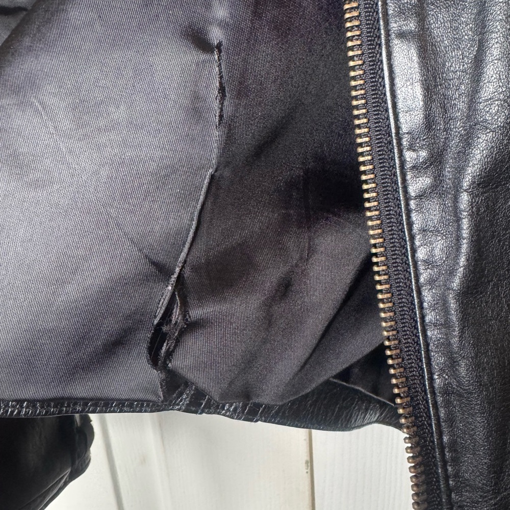 BP Classic Black Leather Jacket - Picture 16 of 16